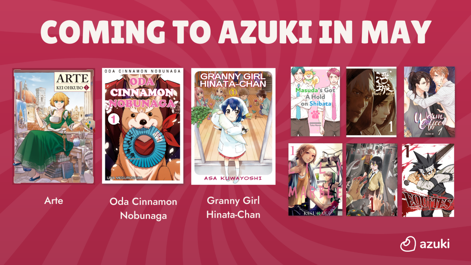Coming to Azuki in May.